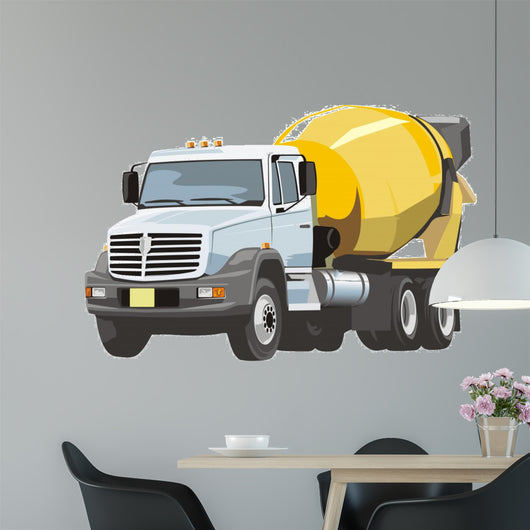 Truck with Concrete Mixer