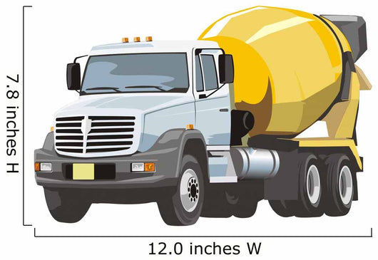 Truck with Concrete Mixer