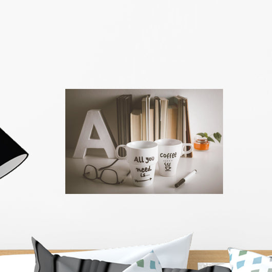 Two White Coffee Mug