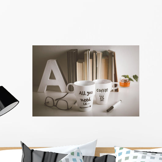 Two White Coffee Mug