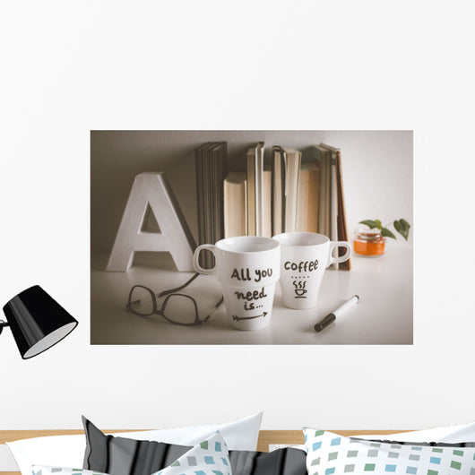 Two White Coffee Mug