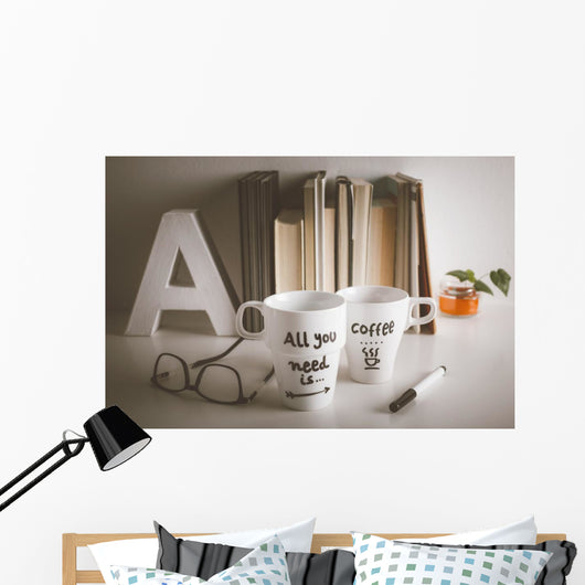 Two White Coffee Mug
