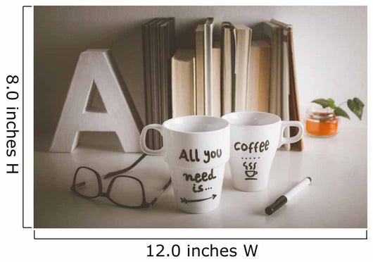 Two White Coffee Mug