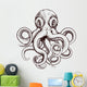 Octopus illustration Wall Decal