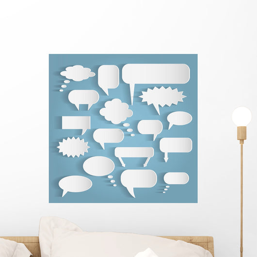 Paper Chat Bubbles Illustration