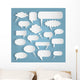 Paper Chat Bubbles Illustration