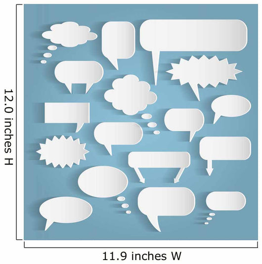 Paper Chat Bubbles Illustration