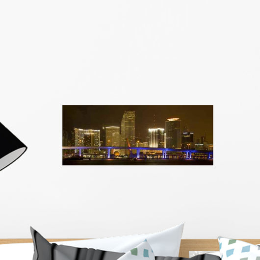 Miami City Scape Wall Decal