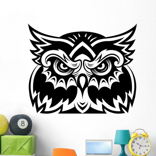 Owl Mascot Wall Decal