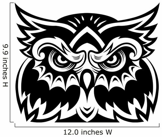 Owl Mascot Wall Decal