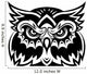 Owl Mascot Wall Decal