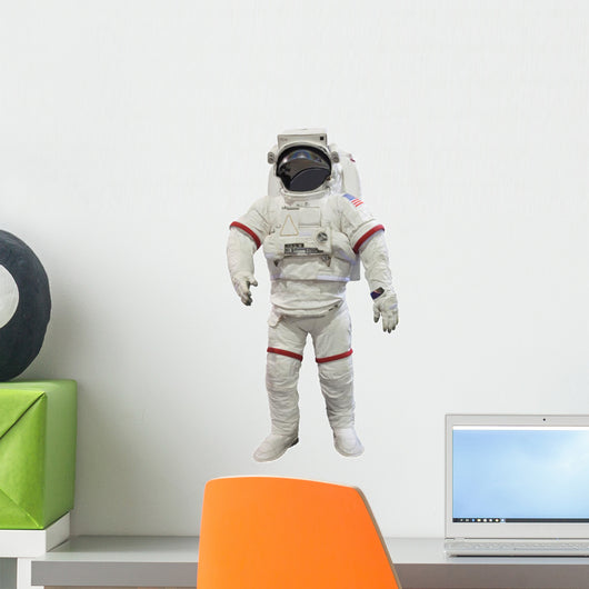 astronauts isolated on white Wall Decal