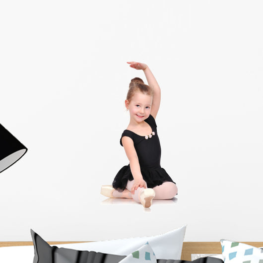little ballerina sitting Wall Decal