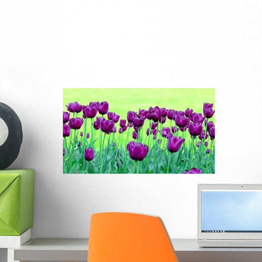 Tulip Royal Green 2 Wall Decal