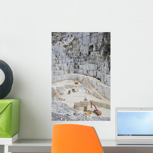 Marble Quarry in Carrara Wall Mural