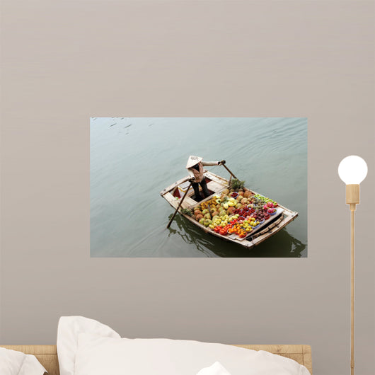 Floating Market Wall Mural