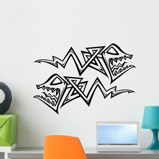 Fish tattoo Wall Decal
