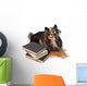 Sheltie Dog at the Office Wall Decal