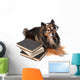 Sheltie Dog at the Office Wall Decal