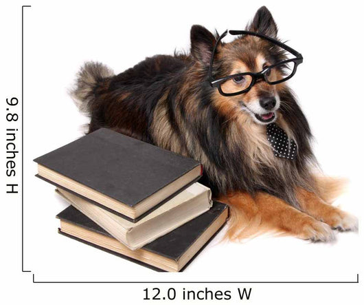 Sheltie Dog at the Office Wall Decal