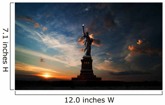 Independence day. Liberty enlightening the world Wall Mural