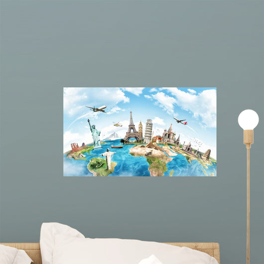 Travel World Monument Concept