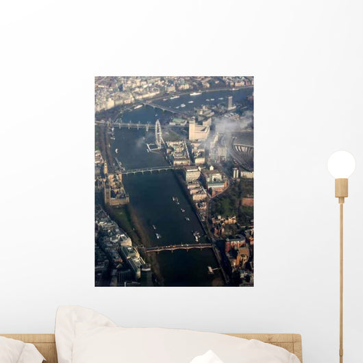 London from Air Wall Decal