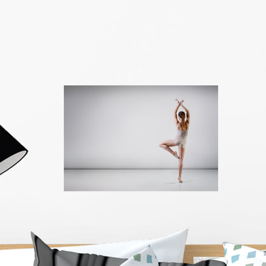 Teen Dancer Stretching Wall Decal