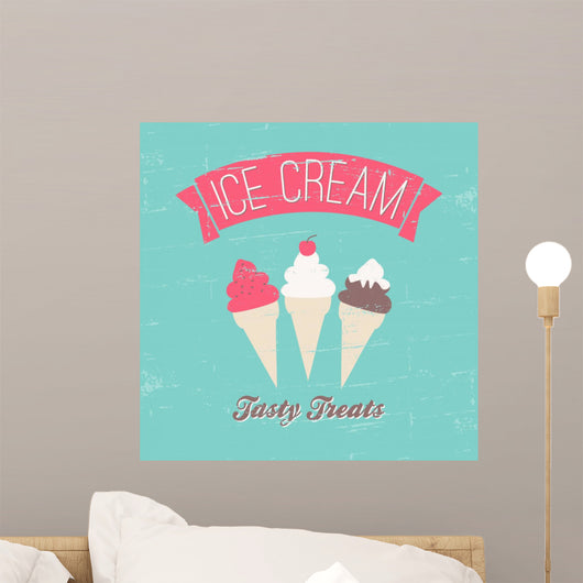 Vintage Ice Cream Poster
