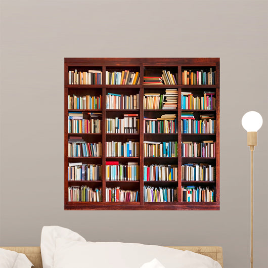 Bookshelf Full with Books