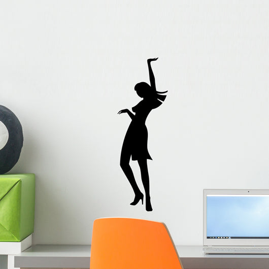 dancing girl Wall Decal
