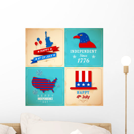 4th of July Wall Mural