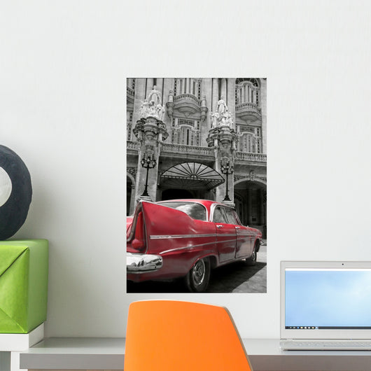 classic car - cuba Wall Mural