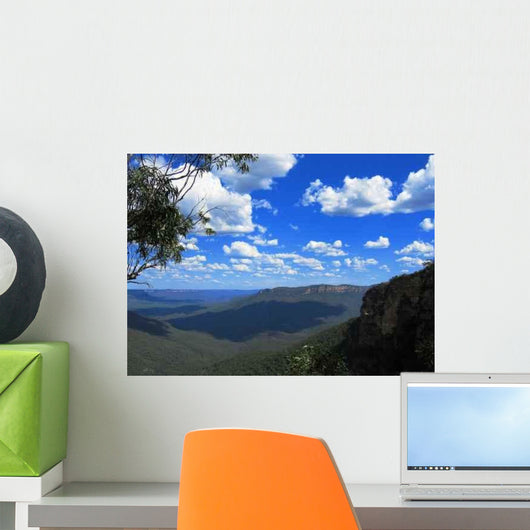 Blue Mountains Wall Decal