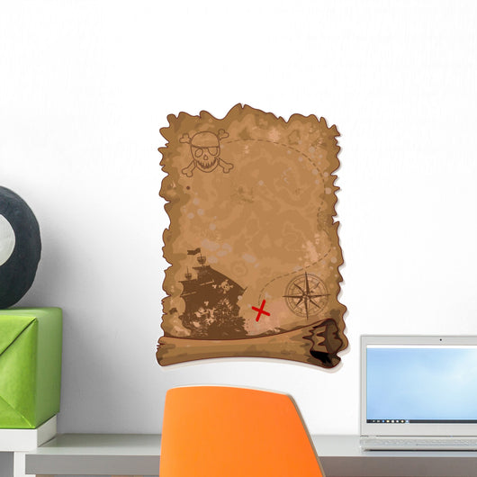 Pirate Map Wall Decal