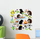 Set with Mole and Wall Decal
