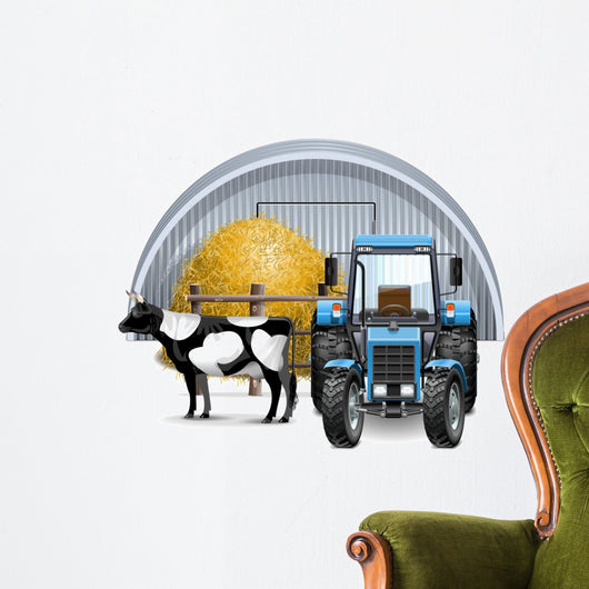 Vector Farm Concept Wall Decal
