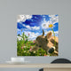 Happy birthday: Cow gives a flower :) Wall Mural