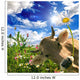 Happy birthday: Cow gives a flower :) Wall Mural