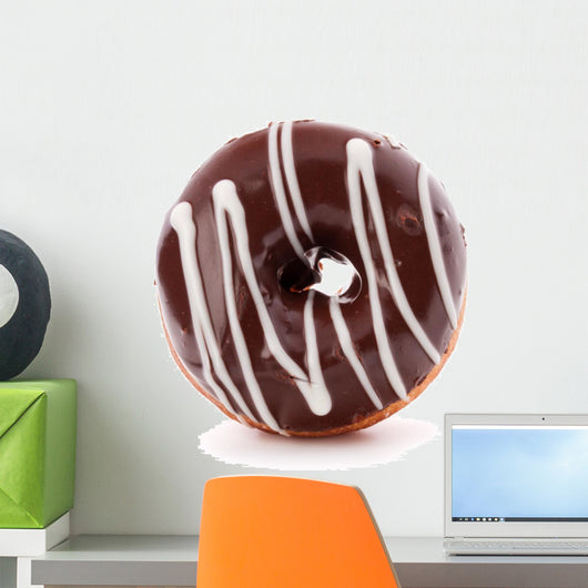 doughnut or donut isolated on white background cutout Wall Decal