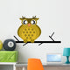 Little Cute Owl Sitting