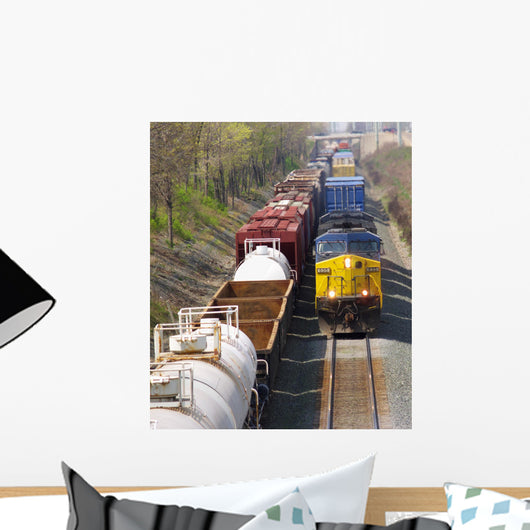 Oncoming Train Wall Mural