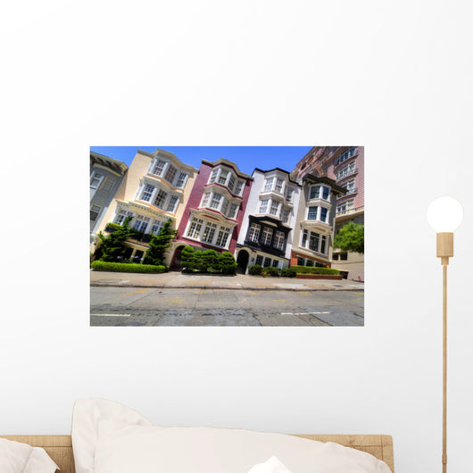 San Francisco Townhouses Wall Decal