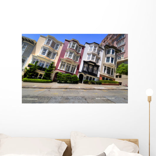 San Francisco Townhouses Wall Decal