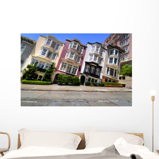 San Francisco Townhouses Wall Decal