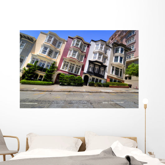 San Francisco Townhouses Wall Decal