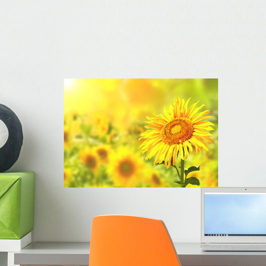 Bright Yellow Sunflowers