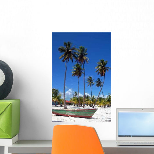 Caribbean Palm Trees Wall Decal