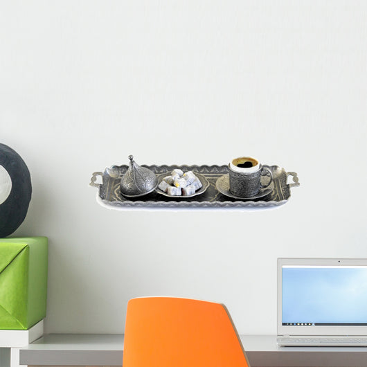 Turkish coffee and turkish delight Wall Decal