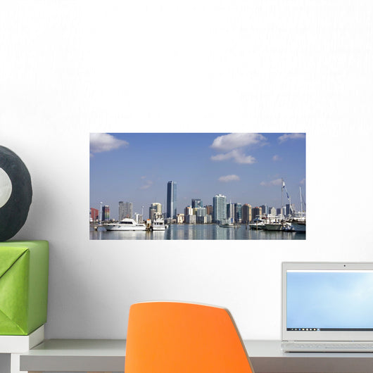 Miami Skyline Wall Mural